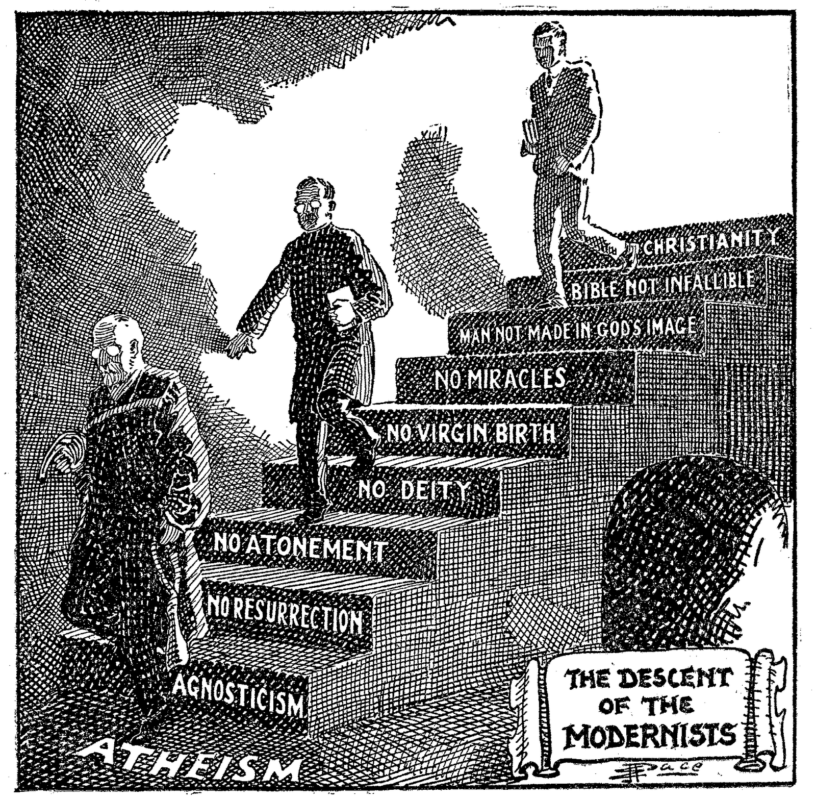 E. J. Pace, Christian Cartoons, 1922