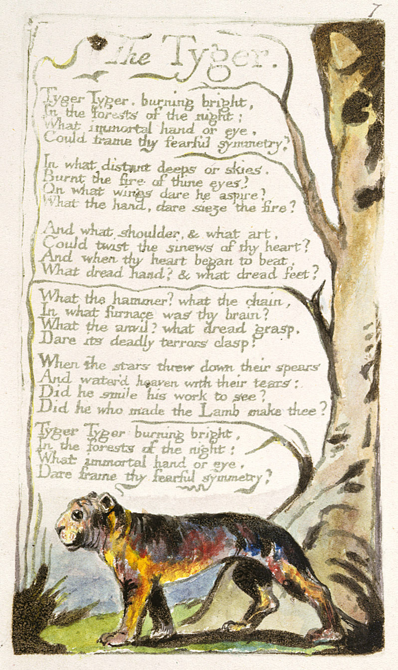 William Blake, The Tyger, 1794